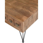 Table basse américaine vintage - Marron moyen