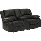 Causeuse inclinable avec console Calderwell - Noir