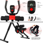 Ab Machine Foldable Core Abdominal Exercise Trainer Home Gym Fitness