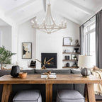 Fidenza 12-light Modern Farmhouse Empire Wagon Wheel Chandelier with UL - D40'' * H135''