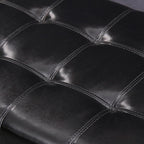 Adeco 50 Bonded Leather Storage Ottoman Bench