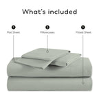 Aireolux 1000 Thread Count Ultra-Soft & Silky Luxury Egyptian Cotton Sheet Set