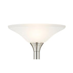 Artiva USA 71 LED Torchiere Floor Lamp with Hammered Glass Shades - 71