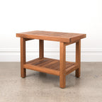 Aurora Home Indonesian Teak Shower Table/Bench