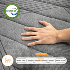 SweDrea 10 in. Medium Firm Gel-infused Memory Foam Hybrid Mattress Cooling and Breathable with CertiPUR-US, SGS and OEKO-TEX