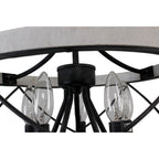 Bella Depot 5-Light Rustic Cage Wood Chandelier Dimmable Lighting, 15.7 Adjustable Farmhouse Pendant Light for Kitchen Island