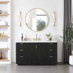 Cadiz Bath Vanity with Composite Stone Top without Mirror