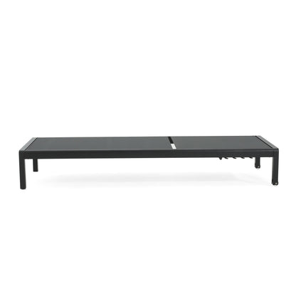 Cape Coral Outdoor Aluminum Chaise Lounge (Set of 2) by Christopher Knight Home - 77.56 D x 25.20 W x 11.80 H