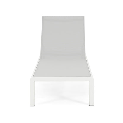 Cape Coral Outdoor Aluminum Chaise Lounge (Set of 2) by Christopher Knight Home - 77.56 D x 25.20 W x 11.80 H