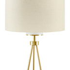 INK+IVY Pacific Metal Tripod Floor Lamp with Glass Shade