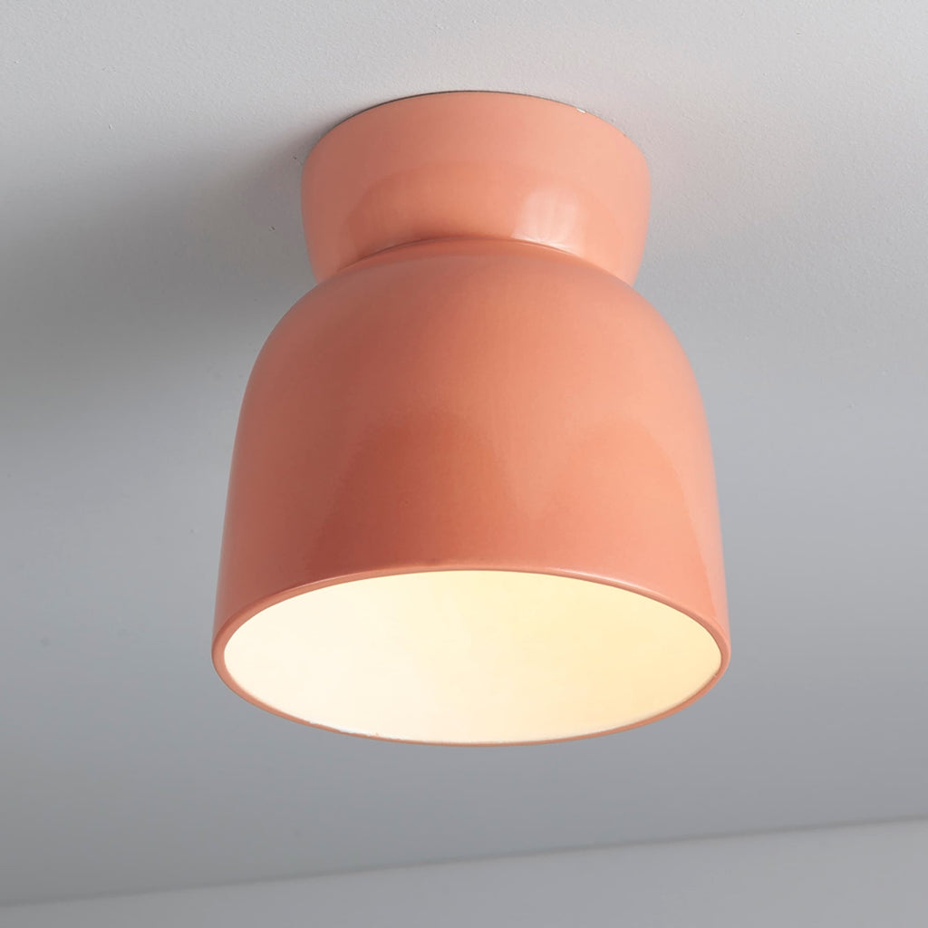 Ceramic Hourglass Flush-Mount