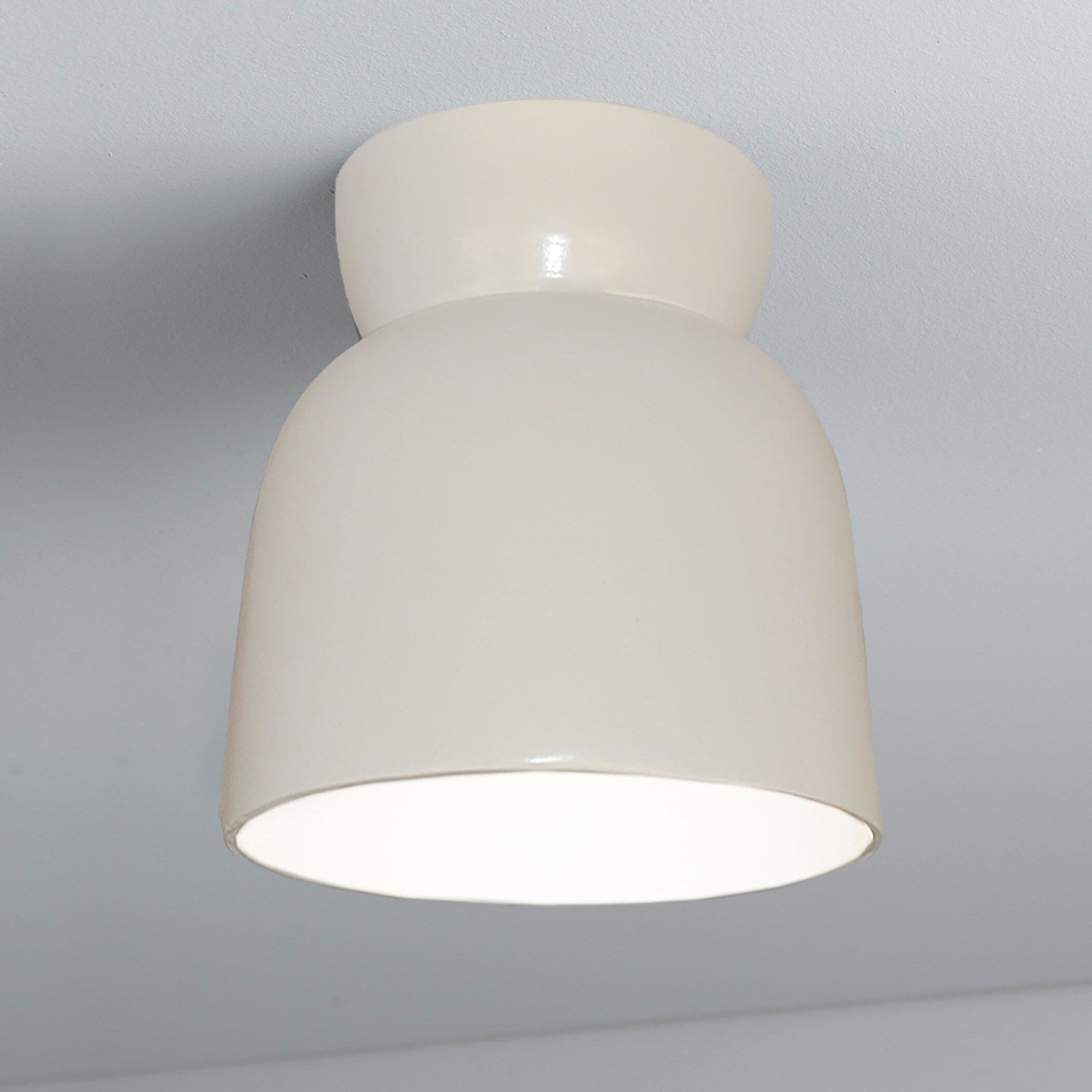 Ceramic Hourglass Flush-Mount