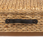 happimess Hyacinth/Wood Underbed Storage Bin with Wheels & Handles