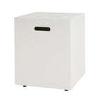 Christopher Knight Home - Aidan Outdoor Lightweight Concrete Tank Holder Side Table