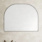 TEHOME Dezerae Large Arch Mirror for Mantel, 40'' W x 32'' H