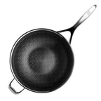 DiamondClad 7pc Hybrid Nonstick Stainless Steel Fry Pan Cookware Set