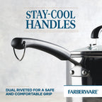 Farberware Brilliance Stainless Steel Cookware Set, 10 Piece