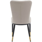 Faux Leather Upholstered Dining Chairs Set of 2/4