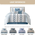 Nanshing Trina 15 Piece Boho Embroidered Comforter Set