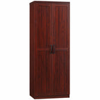 HOMCOM 63 2-Door Kitchen Pantry, Freestanding Storage Cabinet with 5-tier Shelving and 2 Adjustable Shelves for Dining Room