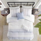 Harbor House Morgan 6 Piece Cotton Jacquard Oversized Comforter Set