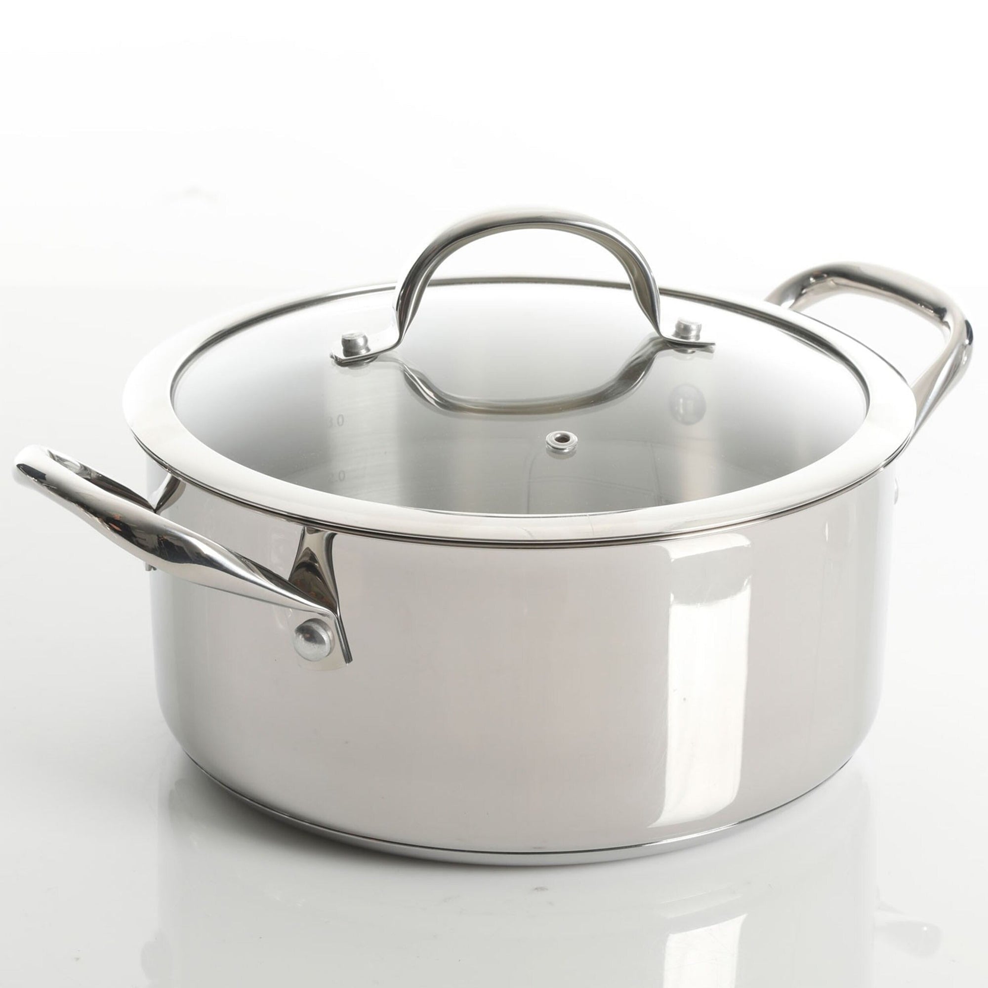 Heavy Duty Stainless Steel Cookware 10 Piece Set