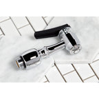 Heritage Bridge Kitchen Faucet with Brass Sprayer