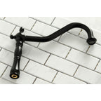 Heritage Bridge Kitchen Faucet with Brass Sprayer