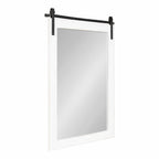 Kate and Laurel Cates Rustic Rectangular Wall Mirror