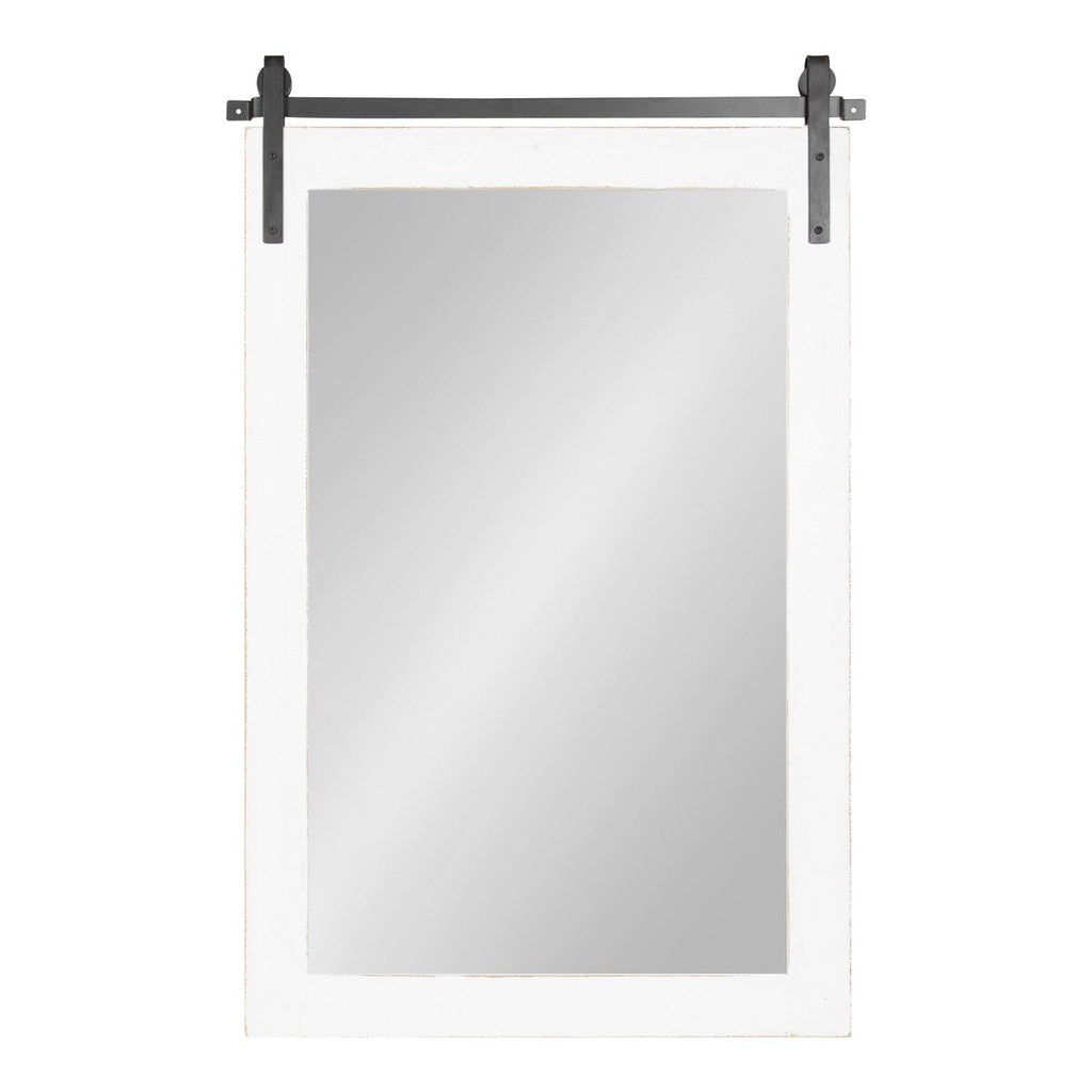 Kate and Laurel Cates Rustic Rectangular Wall Mirror