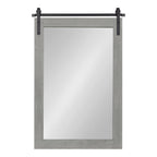 Kate and Laurel Cates Rustic Rectangular Wall Mirror