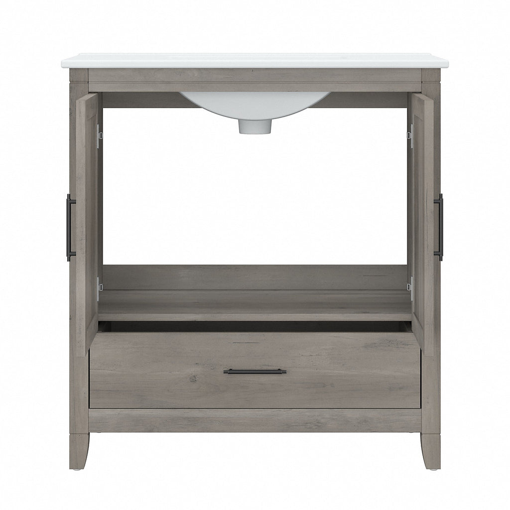 Key West 32W Bathroom Vanity with Sink by Bush Furniture