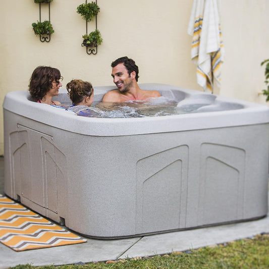 Lifesmart LS100DX 4-Person 20-Jet 110v Plug and Play Spa with Waterfall