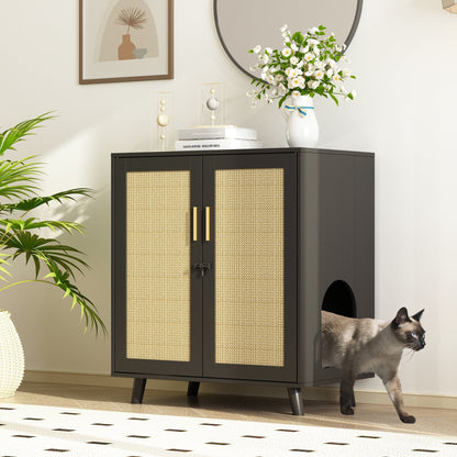 Enceinte de bac à litière pour chat Meubles Table d'appoint Canapé Table
