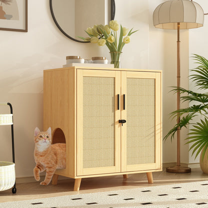 Enceinte de bac à litière pour chat Meubles Table d'appoint Canapé Table