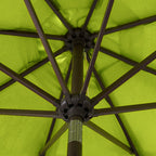 Lopes 9-foot Patio Umbrella with Bronze Finish Base Weight Stand Included