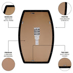 MacLuu Oblong Metal Wall Mirror