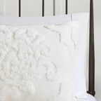 Madison Park Aeriela Tufted Cotton Chenille Damask Comforter Set