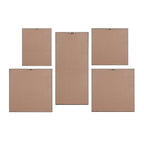 Madison Park Blue Horizon 5-piece Gallery Framed Canvas Wall Art Set