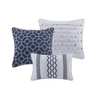 Madison Park Christian 7-piece Geometric Jacquard Comforter Set