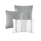 Madison Park Christian 7-piece Geometric Jacquard Comforter Set