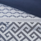 Madison Park Christian 7-piece Geometric Jacquard Comforter Set