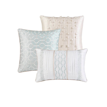 Ensemble de couette jacquard géométrique Madison Park Christian 7 pièces