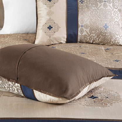 Madison Park Essentials Parker Jacquard Brodé 24 Pièces Chambre dans un Sac
