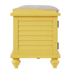 Maybelle Velvet Cushion Shutter Door Storage Bench by iNSPIRE Q Classic