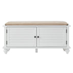 Maybelle Velvet Cushion Shutter Door Storage Bench by iNSPIRE Q Classic
