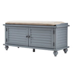 Maybelle Velvet Cushion Shutter Door Storage Bench by iNSPIRE Q Classic