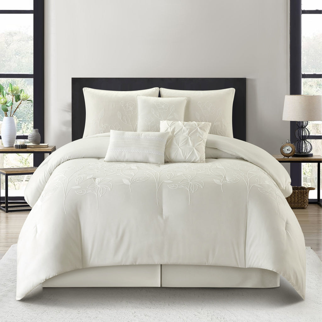 Nanshing Taylor 7 Piece Floral Botanical Comforter Set