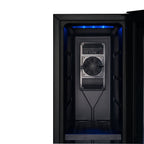 Newair Shadow-T Series Wine Cooler Refrigerator, 18 Bottle Dual Temperature Zone, Freestanding, Thermoelectric, Digital Control