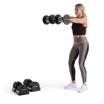 Ensemble d'haltères NordicTrack 55 lb Select-a-Weight